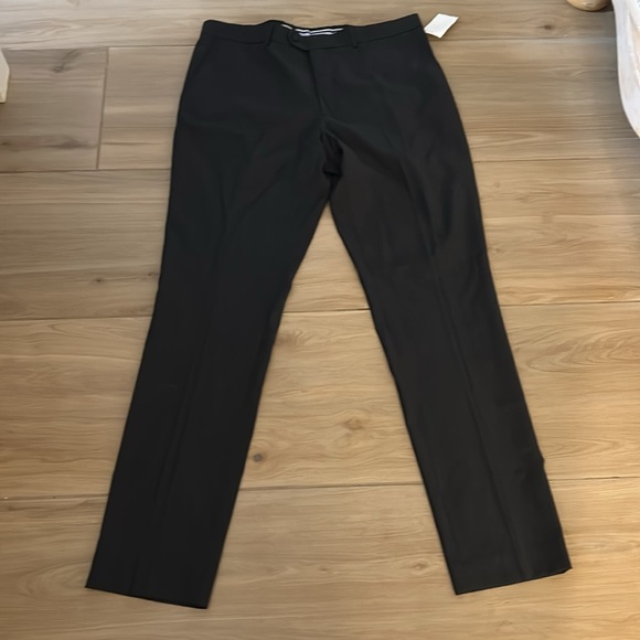 NEW Black Original Penguin Wool blend SUIT SEPARATE PANTS 38/33” - Picture 1 of 3